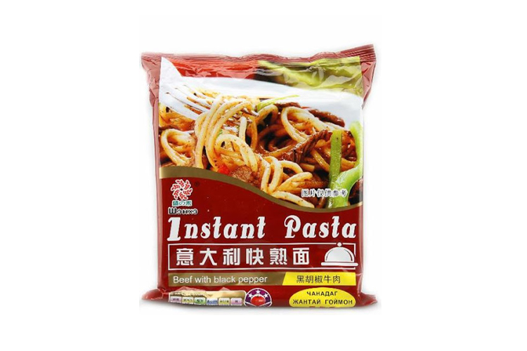 SHENGHE INSTANT PASTA BLACK PEPPER BEEF FLAVOR 140G